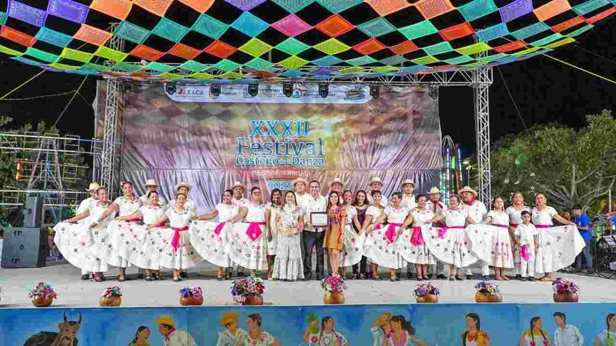 Impulsa Gobierno de Oaxaca economía y cultura con el XXXII Festival Costeño de la Danza