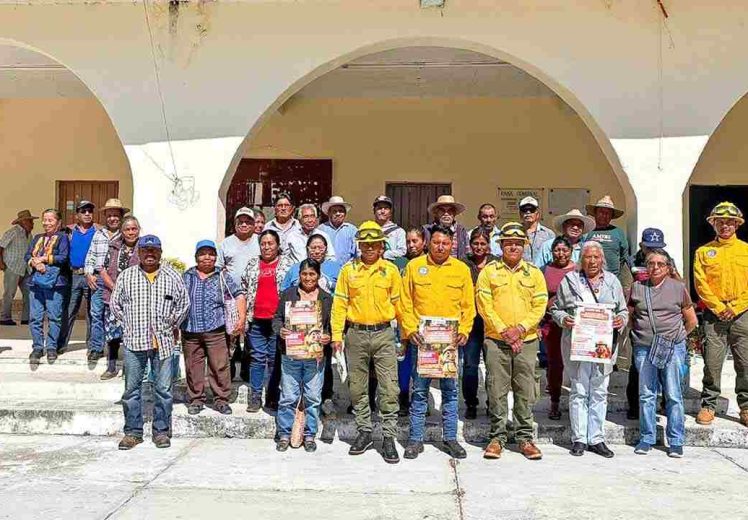 Coesfo promueve el uso responsable del fuego en San Jerónimo Sosola