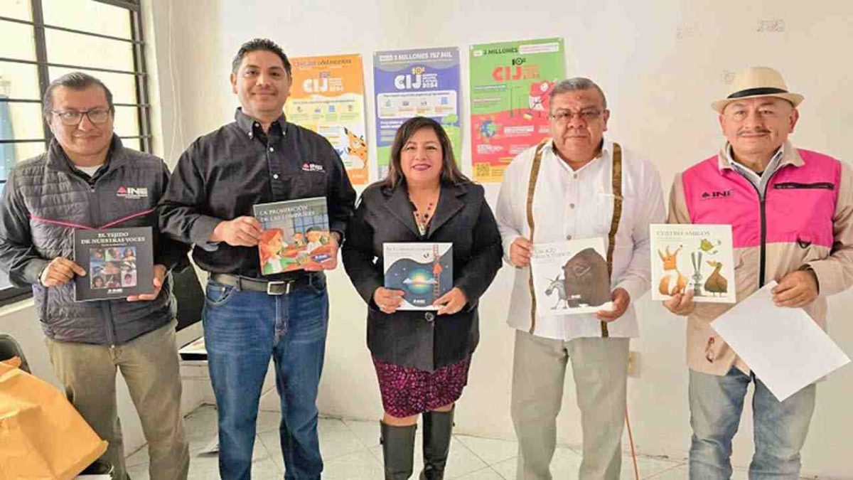 Fomentan IEEPO e INE Oaxaca la lectura y la educación cívica entre niñas, niños y adolescentes