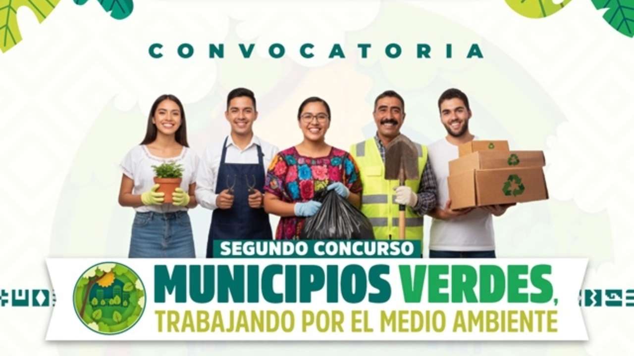Emite Medio Ambiente convocatoria del Segundo Concurso de Municipios Verdes