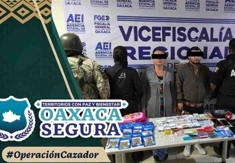 Nueve detenidos durante cateos en Xoxocotlán; aseguran vehículos, efectivo y presuntas drogas