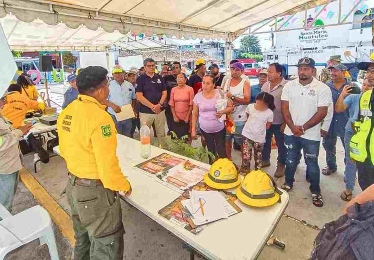 Coesfo impulsa cultura de prevención de incendios y restauración ecológica en Santa María Huatulco