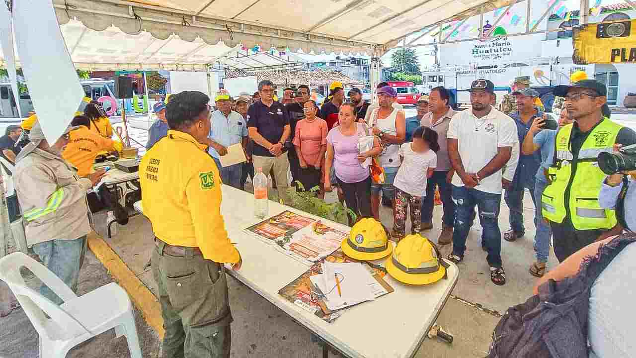Coesfo impulsa cultura de prevención de incendios y restauración ecológica en Santa María Huatulco