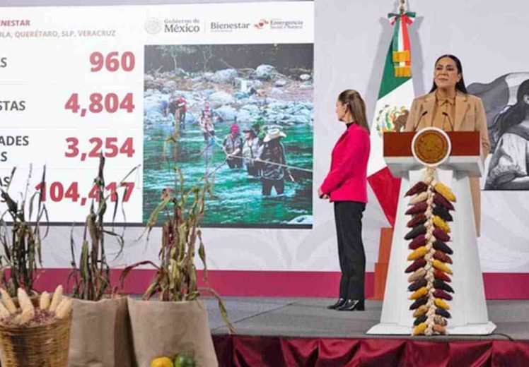 Gobierno Federal destina más de 7 mil 426 millones de pesos a familias afectadas por lluvias en cinco estados