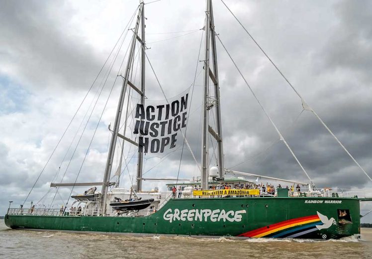 Flotilla de los Pueblos exige justicia climática durante la COP30 en Belém