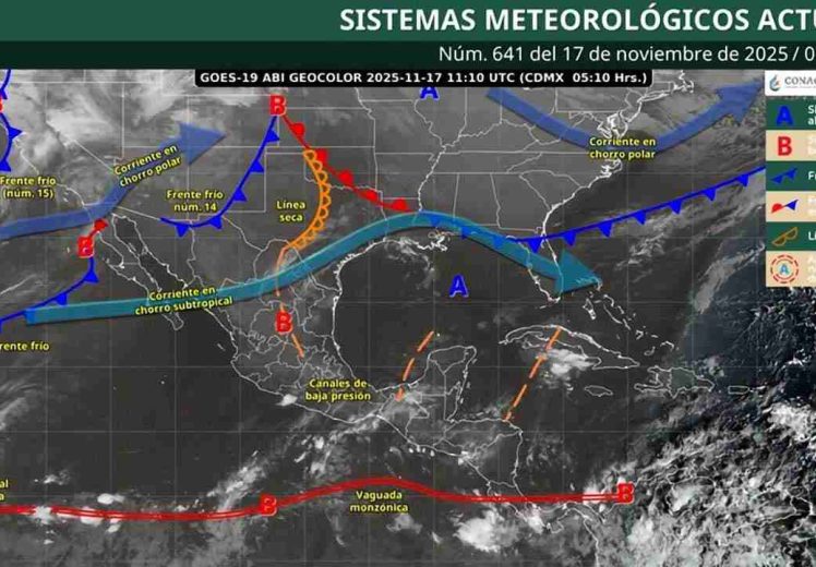 Circulación anticiclónica provoca ambiente frío y cielos despejados en gran parte de Oaxaca