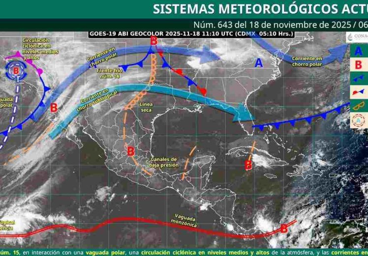 Prevén ambiente estable en Oaxaca, con lluvias aisladas en la Sierra Sur y Mixteca