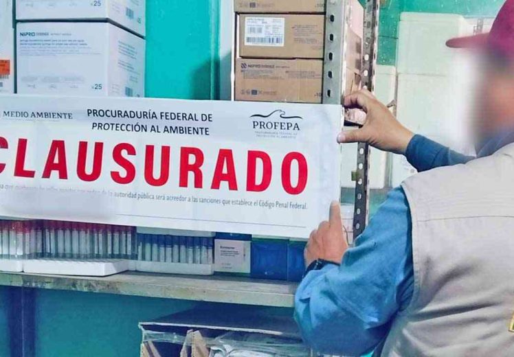 Profepa clausura empresa en Hidalgo por incumplir manejo de residuos biológicos infecciosos